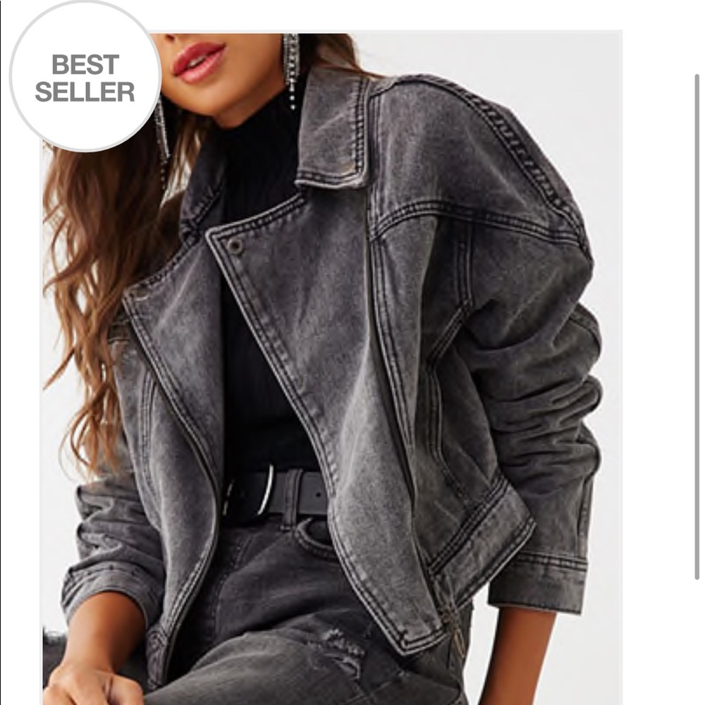 Stone Wash Denim Jacket